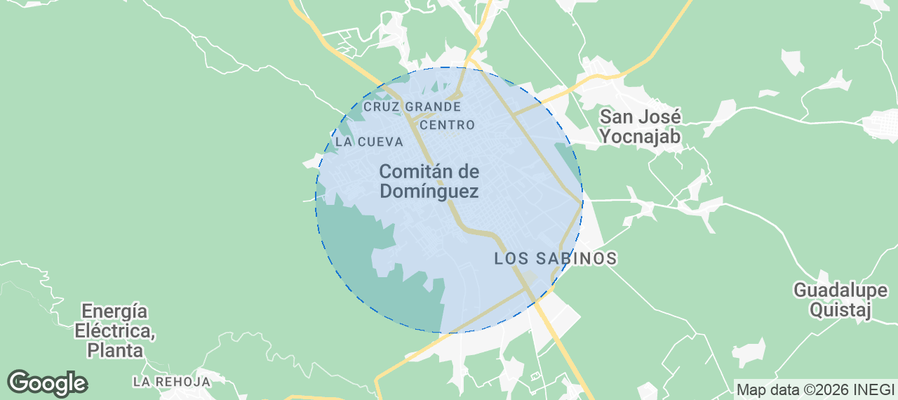 Comitán de Domínguez Airbnb map